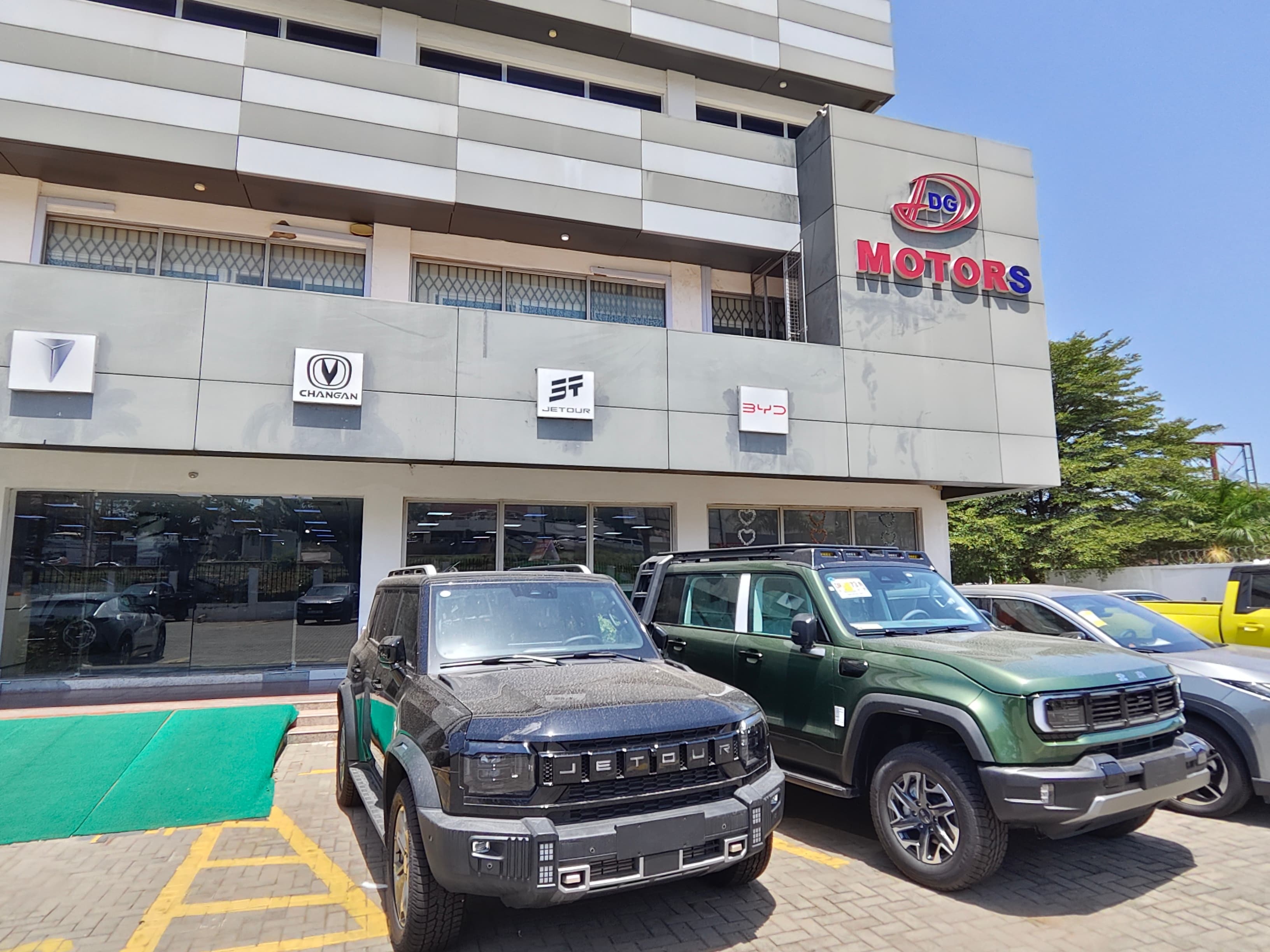 DG Motors Showroom in Accra, Ghana - Premier Electric Vehicle Dealership
